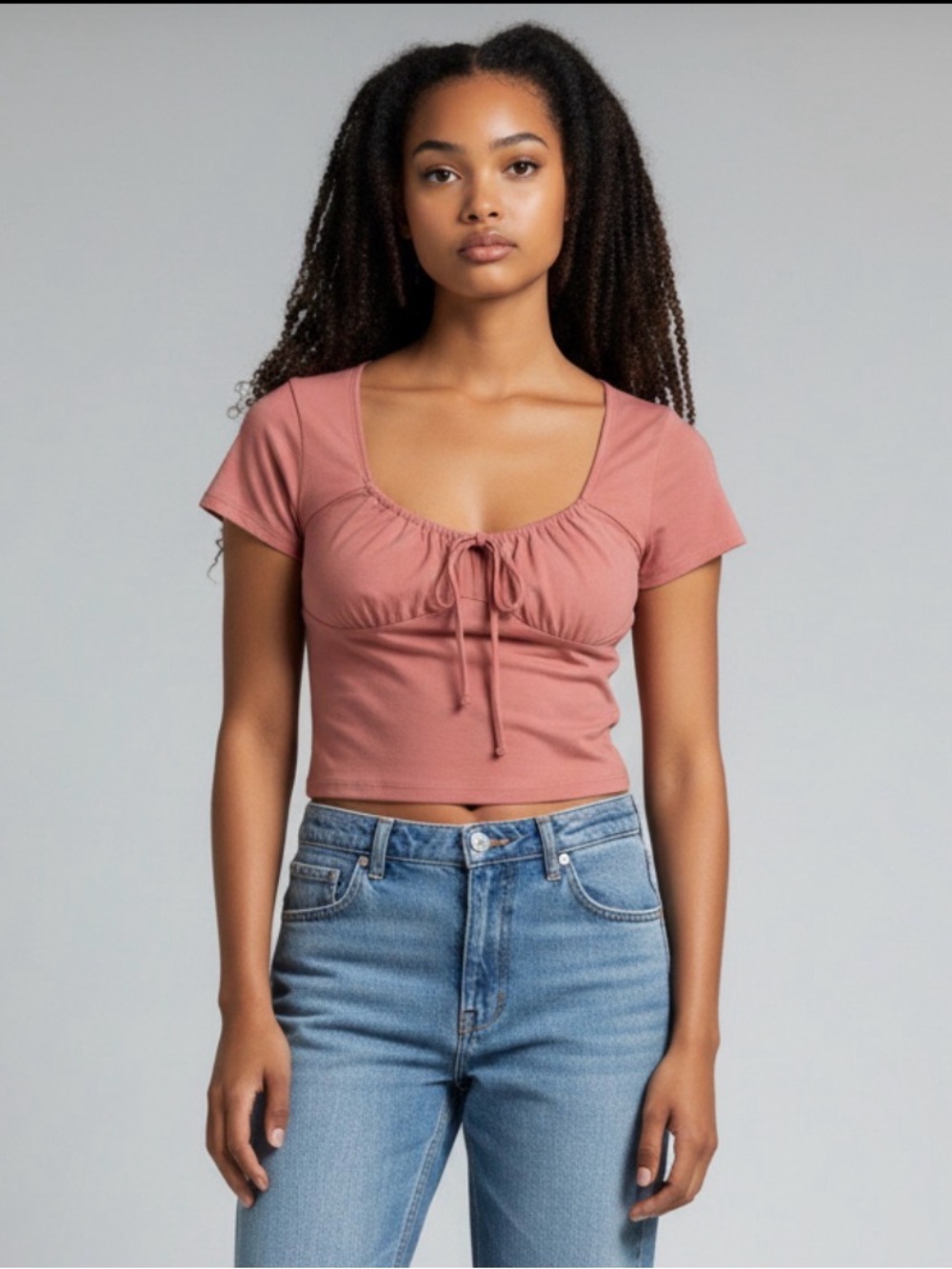 Hollister Pink Crop Top XS